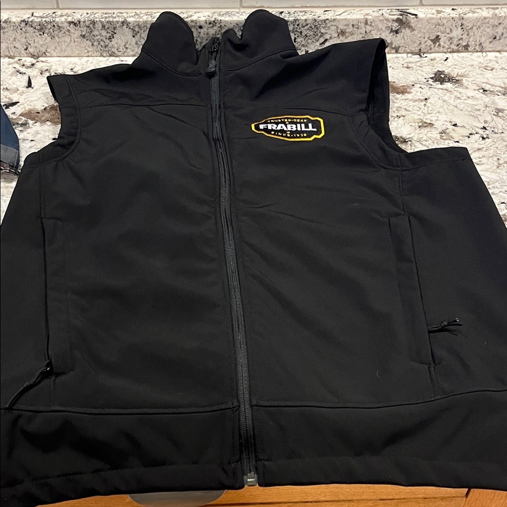 Frabill Black Soft-shell Vest